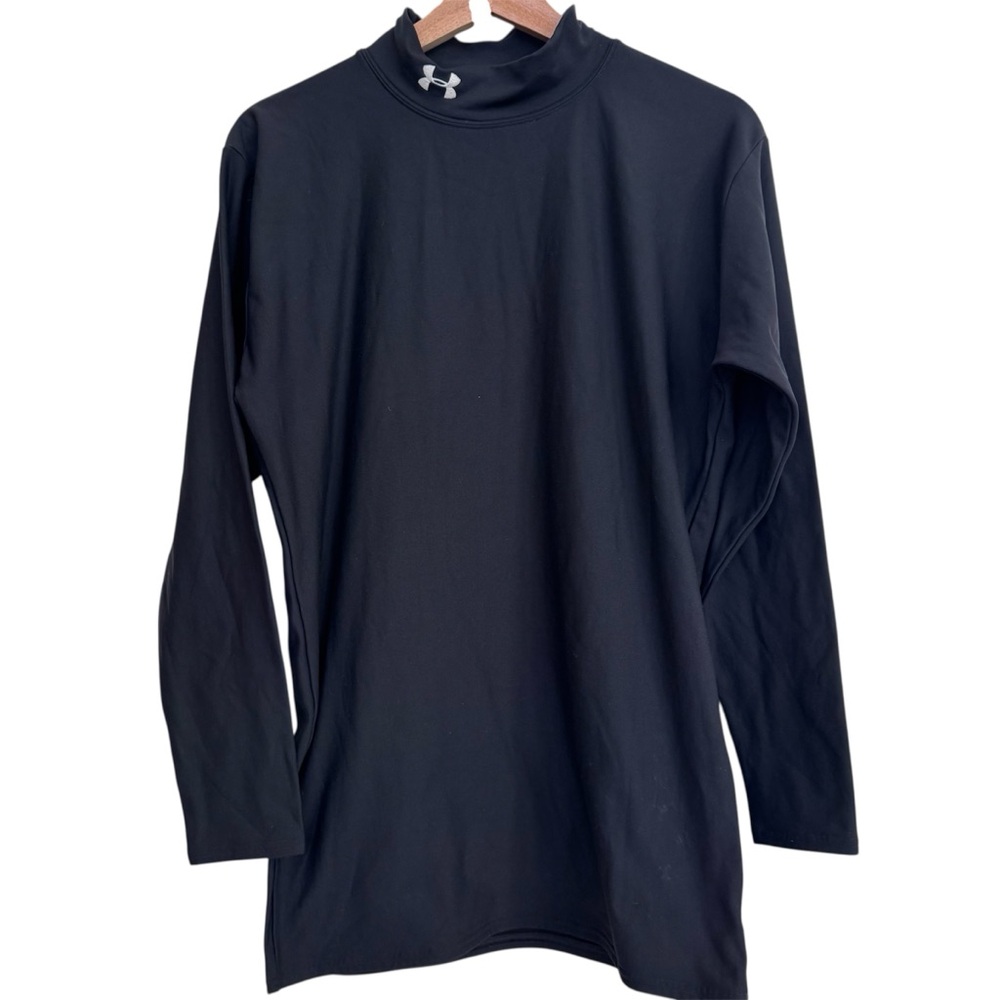 Under Armour Women’s Long Sleeve Mock Neck Shirt Size XXL Black Base winter
